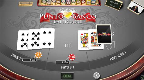 punto massimo nel baccarat